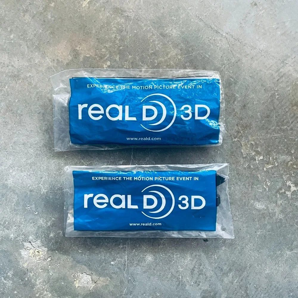 ⭐️ $10 - (BUNDLE OF 2) REAL D 3D POLARIZED 3D GLASSES